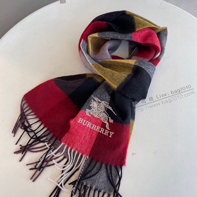 Burberry秋冬單品情侶款羊絨圍巾 巴寶莉2021新款格子圍巾  mmj1410